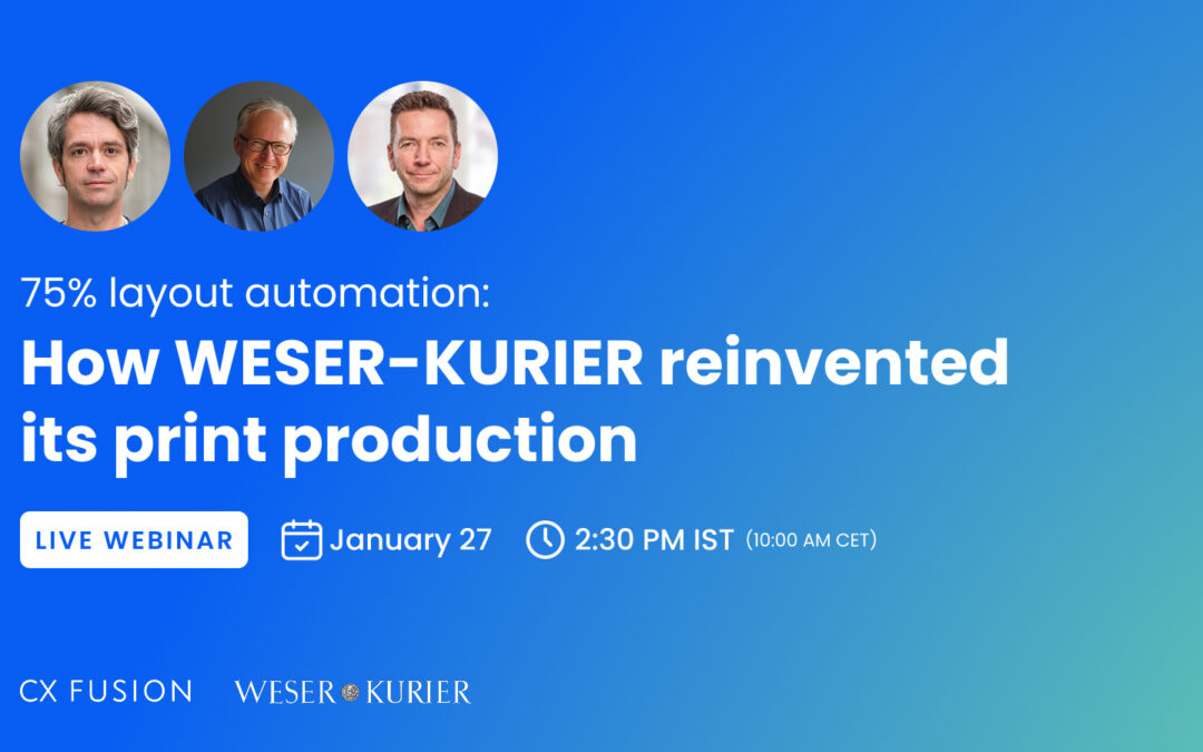 New webinar: 75% layout automation – how WESER-KURIER reinvented its print production