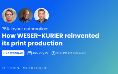 New webinar: 75% layout automation – how WESER-KURIER reinvented its print production